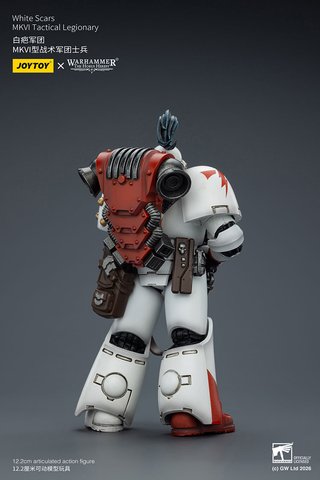 JoyToy Warhammer 30k White Scars MK VI Legionary