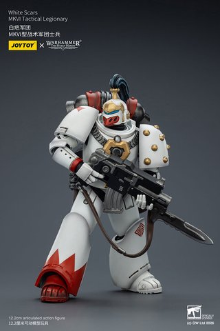 JoyToy Warhammer 30k White Scars MK VI Legionary
