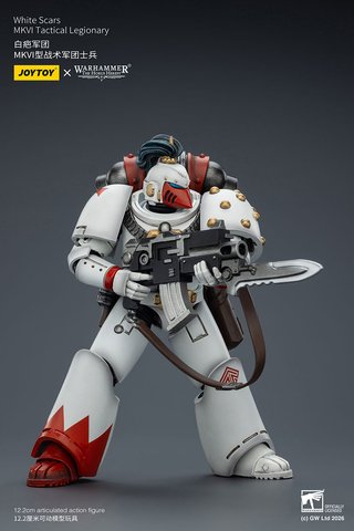 JoyToy Warhammer 30k White Scars MK VI Legionary
