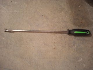 Extractor de Grapas Mango Negro/Verde