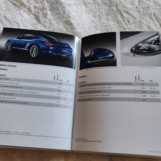 Catálogo de acessórios Porsche Cayman