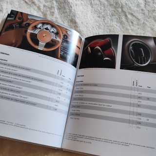 Catálogo de acessórios Porsche Cayman