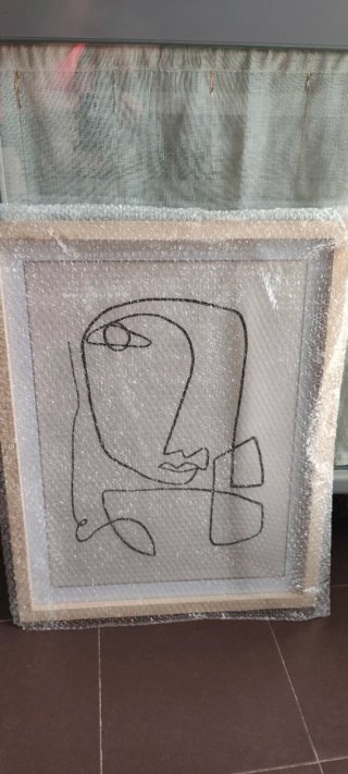 Cuadro Line Art Abstracto