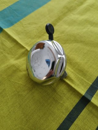 Timbre de bicicleta cromado