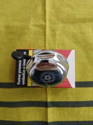 Timbre de bicicleta cromado