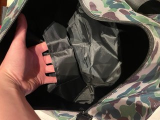Bolsa de viaje Bape A Bathing Ape camuflaje 100%
