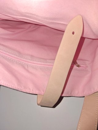 Bolso de lona degradado rosa