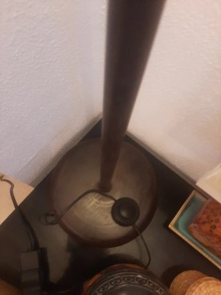 Lámpara de pie, muy alta tulipa romana,