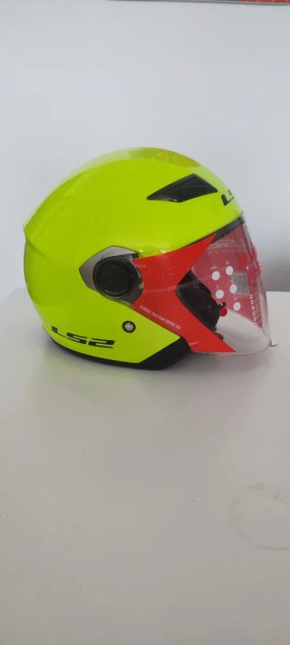 Casco Moto LS2 OF569 track solid Amarillo S