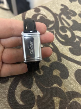 Reloj Cartier Mujer Negro/Plata