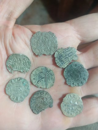 Lote monedas medievales