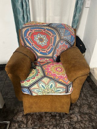 Sillón Relax Tela Estampado Mandala