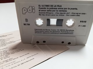 Cassette El Último de la Fila - PDI Vintage