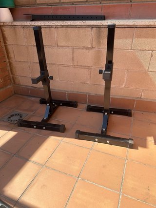 Set de rack y banco con barra