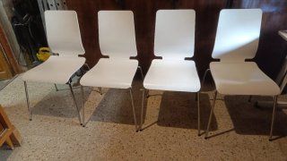4 Sillas Ikea Blancas