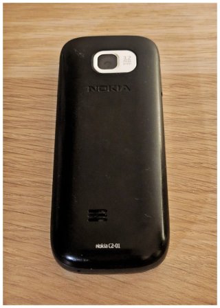 Telefono cellulare NOKIA C2-01 in nero