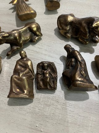 Nacimiento Bronce 19 Figuras