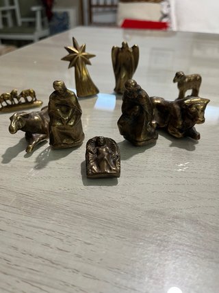 Nacimiento Bronce 19 Figuras