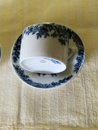 Coppia Tazze da Tè Richard Ginori Blu