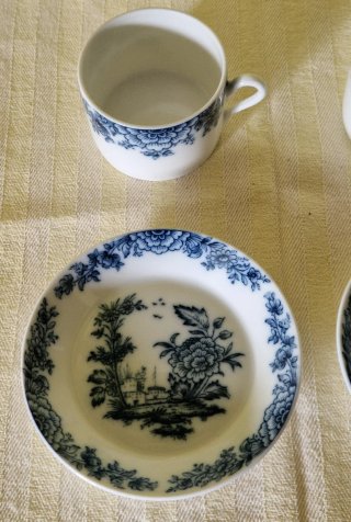 Coppia Tazze da Tè Richard Ginori Blu