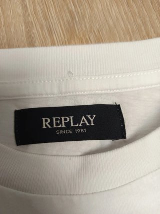 Camiseta Replay Blanca Original