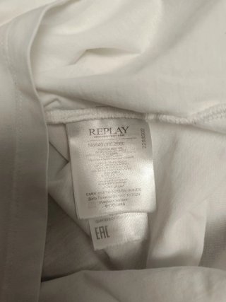 Camiseta Replay Blanca Original
