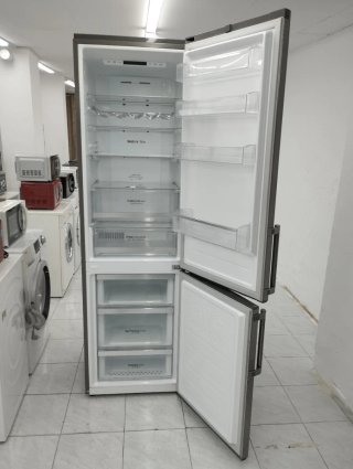 NEVERA LG Acero Inoxidable 2+60 cm A+++
