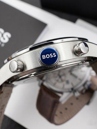 Reloj Hugo Boss Cronógrafo Azul y Marrón