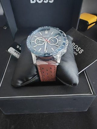 Reloj Hugo Boss Cronógrafo Azul y Marrón