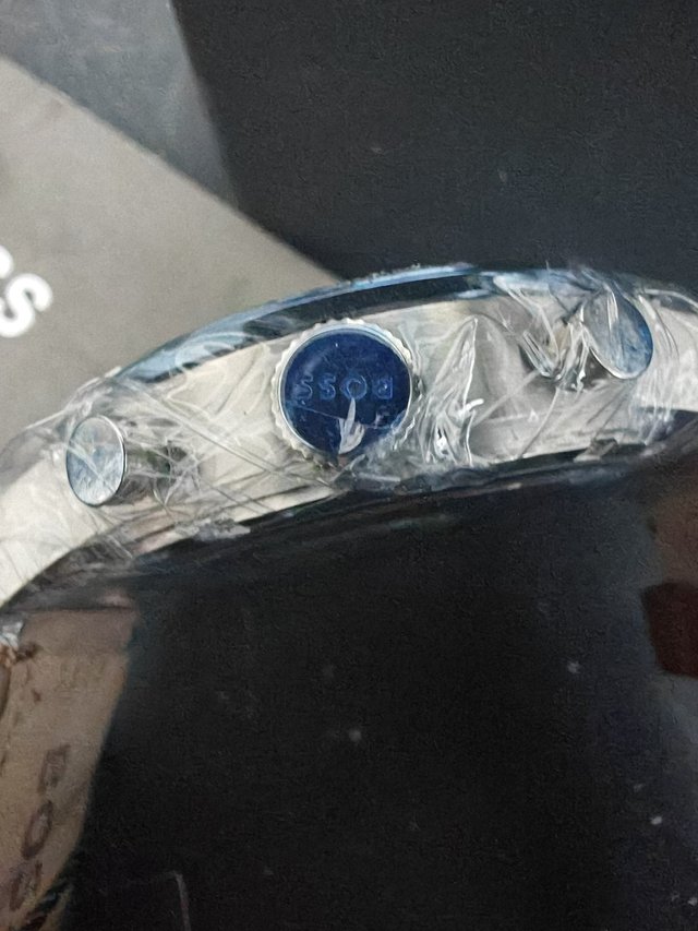 Reloj Hugo Boss Cronógrafo Azul y Marrón ORIGINAL