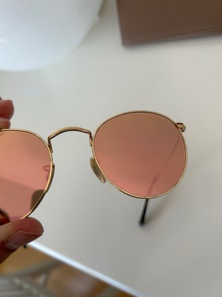 Gafas Ray-Ban Round Metal Doradas Rosas