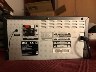 LG Microcadena Hi-Fi 100W Negra | Altavoces