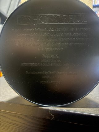 Máscara Dishonored, anillo, libro de arte y cd