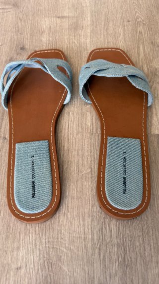 Sandalias Pull&Bear Tejidas Azul