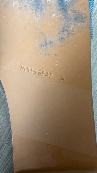 Sandalias Pull&Bear Tejidas Azul
