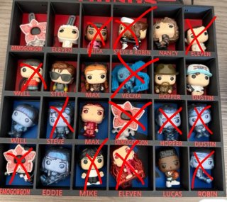 Kinder Joy Stranger Things Funko Pop 13 Personaggi