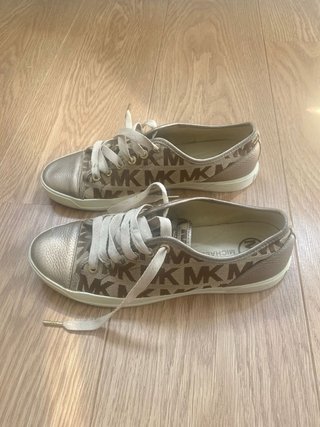 Zapatillas Michael Kors Marrones y Doradas