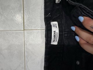 Falda cargo negra