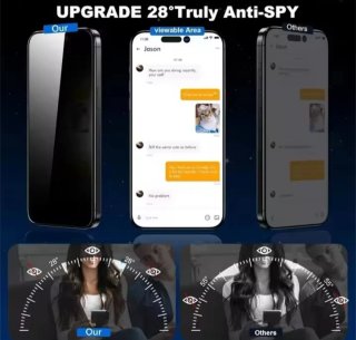 Protector Pantalla iPhone 17 Pro Max Anti-Spy