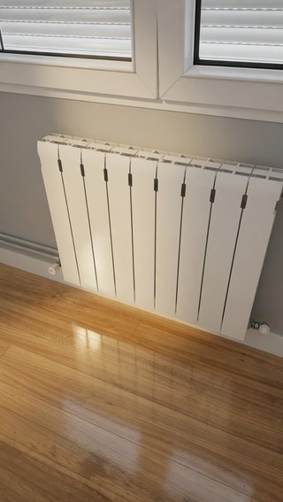 Radiador Aluminio 8 Elementos Blanco