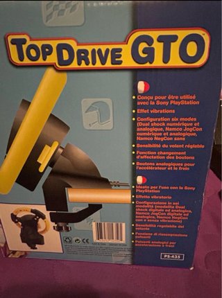 Volante e pedali PS1 Top Drive GTO