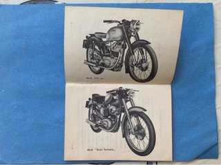 Manuale Moto Morini 175 Gran Turismo Originale