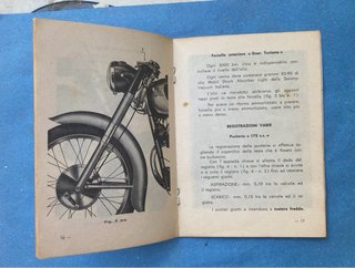 Manuale Moto Morini 175 Gran Turismo Originale