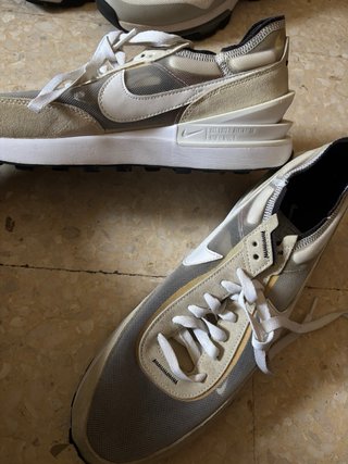 Nike Zapatillas Beige y Blanco Hombre