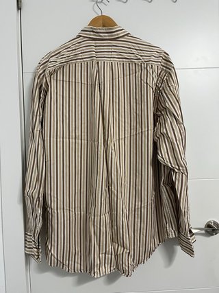Camisa Pedro del Hierro Rayas Beige y Marrón