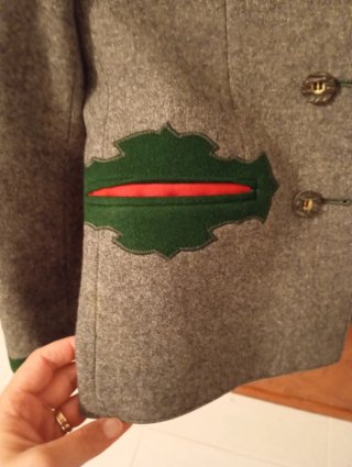 Americana Austriaca Gris y Verde