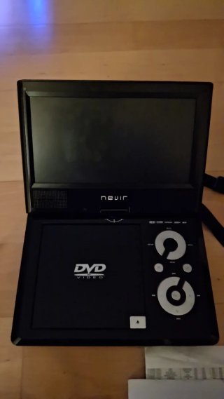 Reproductor DVD Nevir Portátil TV Viaje USB