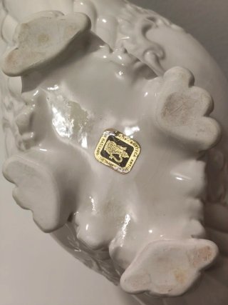 Centrotavola ceramica Bassano vintage A. Pomi