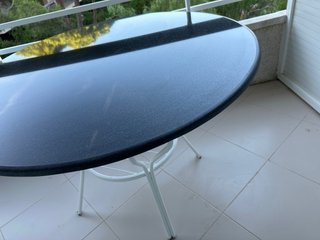 Taula rodona de marbre D110cm  Mesa redonda marmol