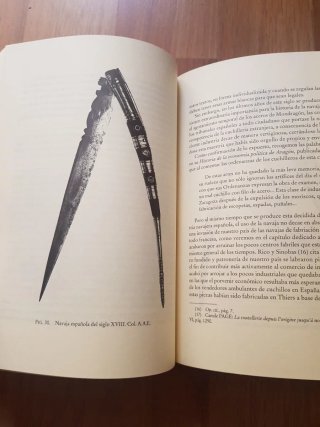La navaja española antigua. Libro
